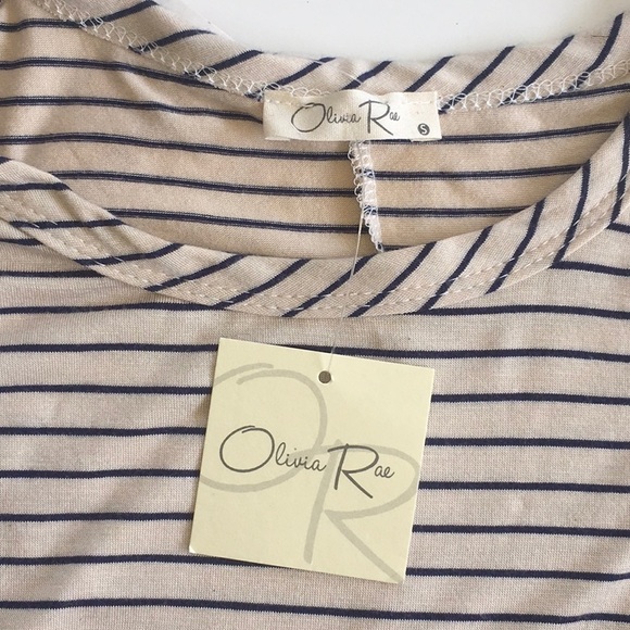 Olivia Rae stripe shift dress S NWT - Picture 2 of 3